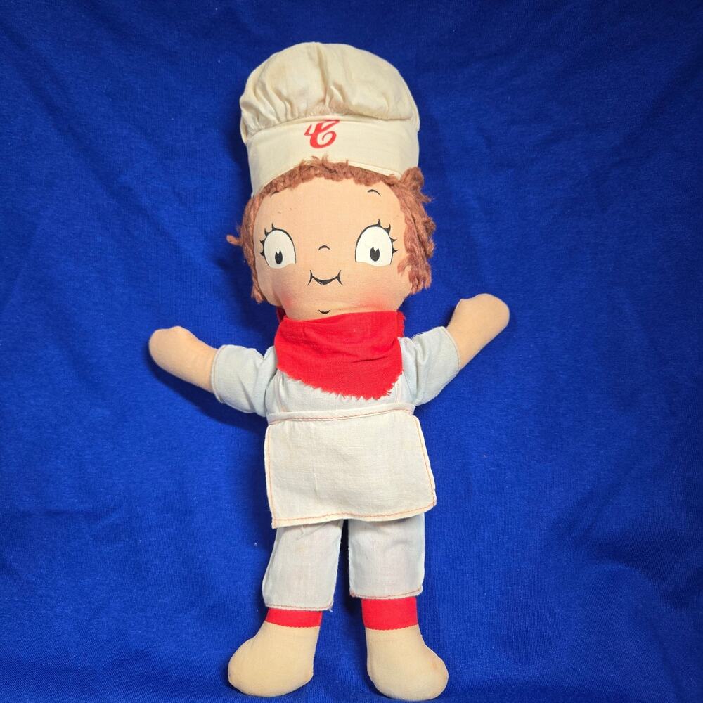 Knickerbockers THE CAMPBELL KID Soup Doll Plush - Vintage